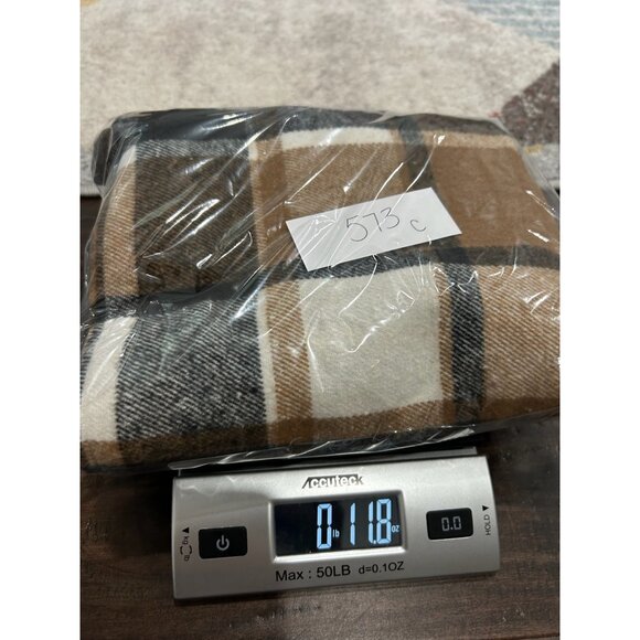 Sleeveless Plaid Pinafore Dress Pockets Brown Black Jumper Sz 1XL - Picture 11 of 11